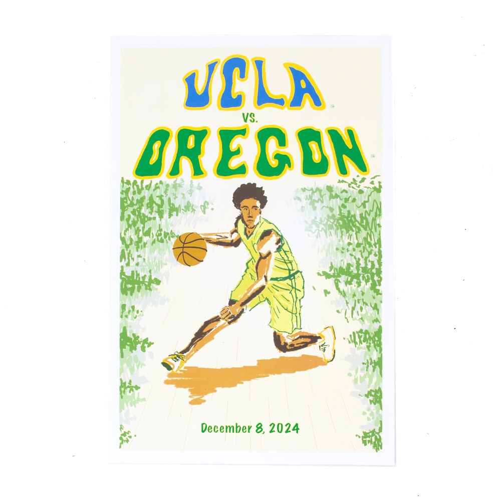 Ducks Spirit, Posters, Gifts, 12"x18", Basketball, UCLA Game, 916357